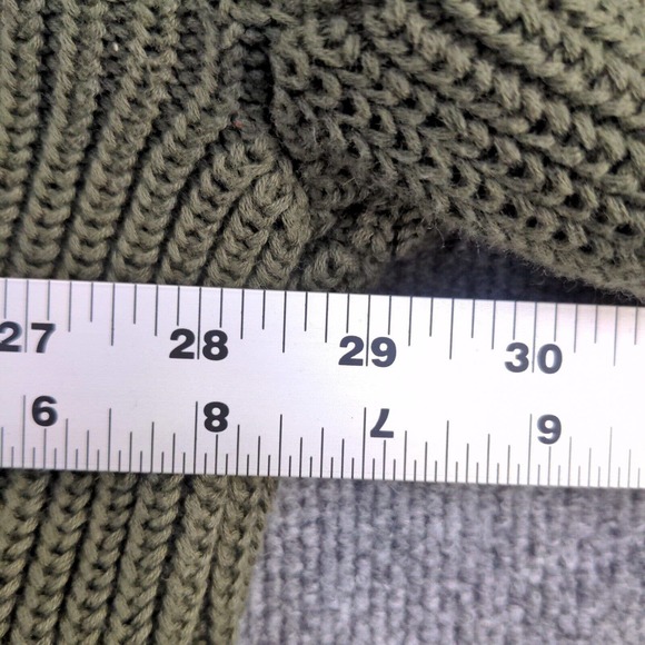 Torrid Women's Knit Sweater Green Plus Size 3 Ribbed Trim Cotton Blend - Picture 13 of 13